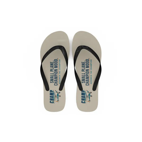 Aeronca 7AC Champion - Slippers - Flip Flops - Cartoon - Beige