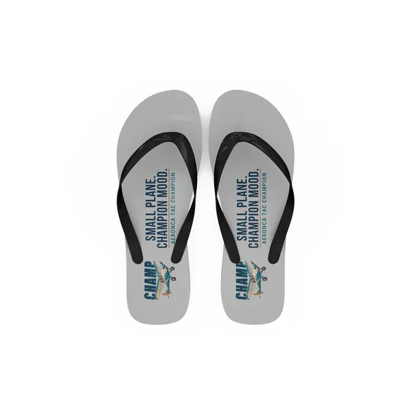 Aeronca 7AC Champion - Slippers - Flip Flops - Cartoon - Light Gray