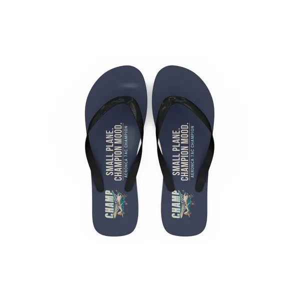 Aeronca 7AC Champion - Slippers - Flip Flops - Cartoon - Navy Blue