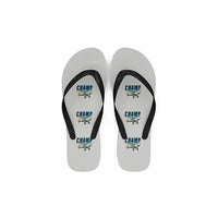 Thumbnail for Aeronca 7AC Champion - Slippers - Flip Flops - Cartoon Pattern - White
