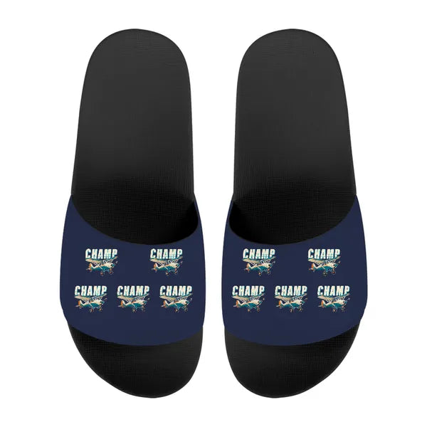 Aeronca 7AC Champion - Slippers - Sport - Cartoon Pattern - Navy Blue