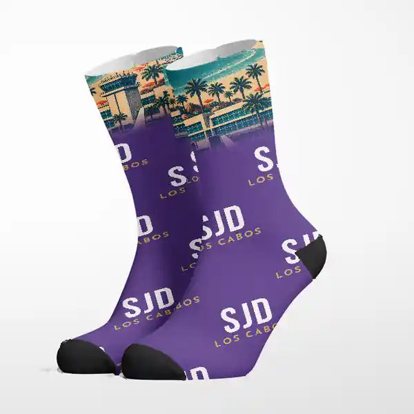 Aeropuerto Internacional de Los Cabos (SJD) - Socks - Purple