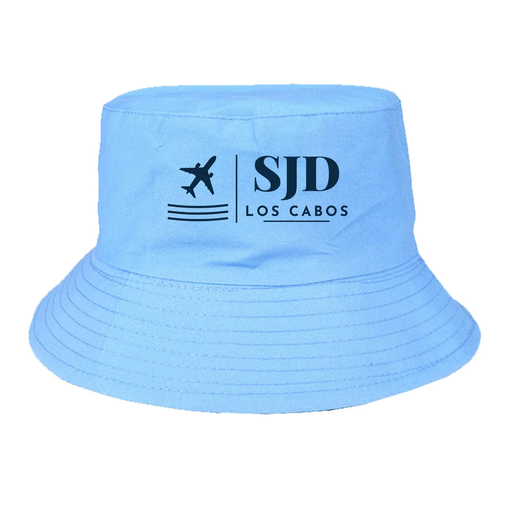 Aeropuerto Internacional de Los Cabos (SJD) summer hat - light blue
