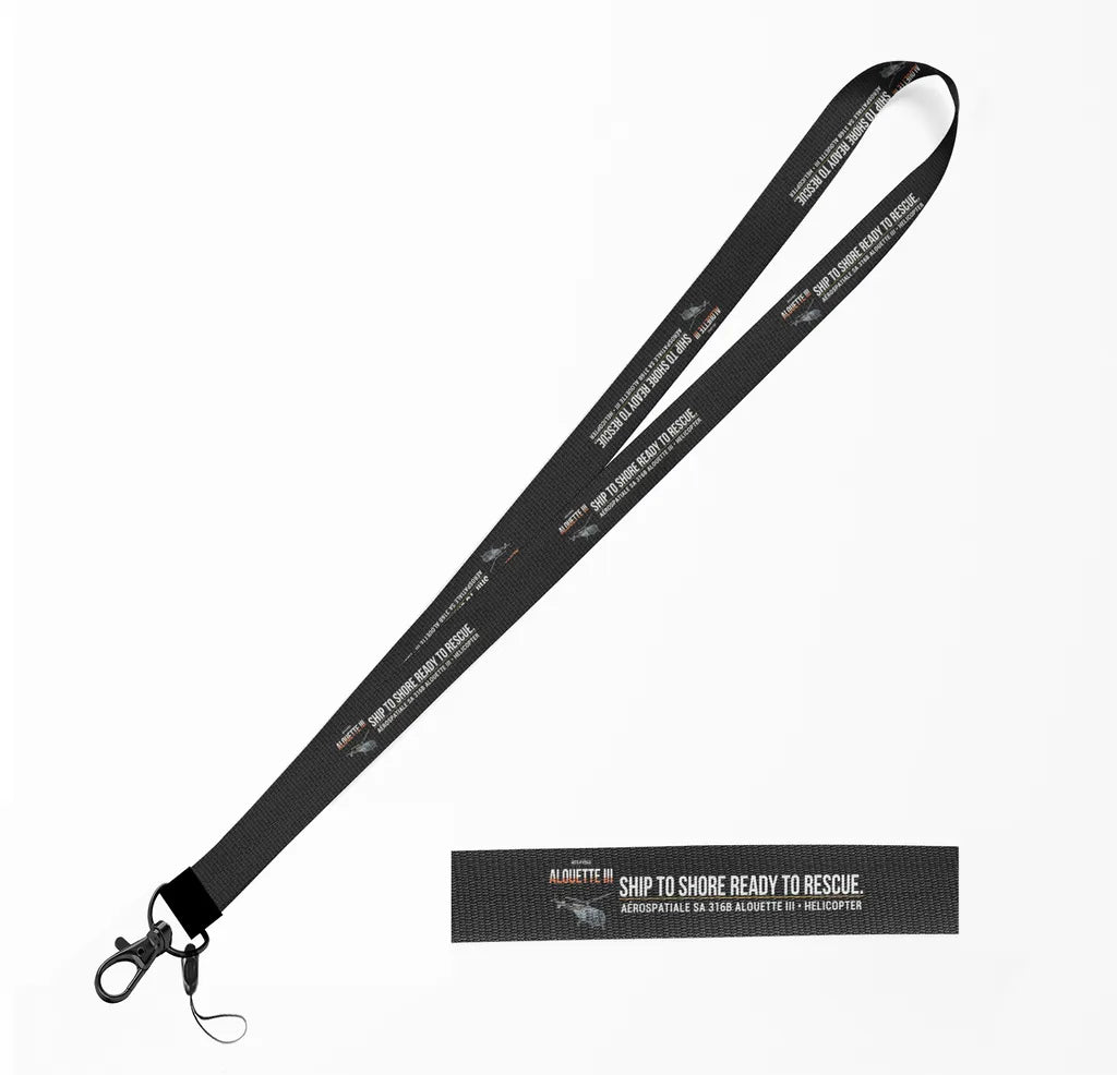 Aérospatiale SA 316B Alouette III lanyard - black