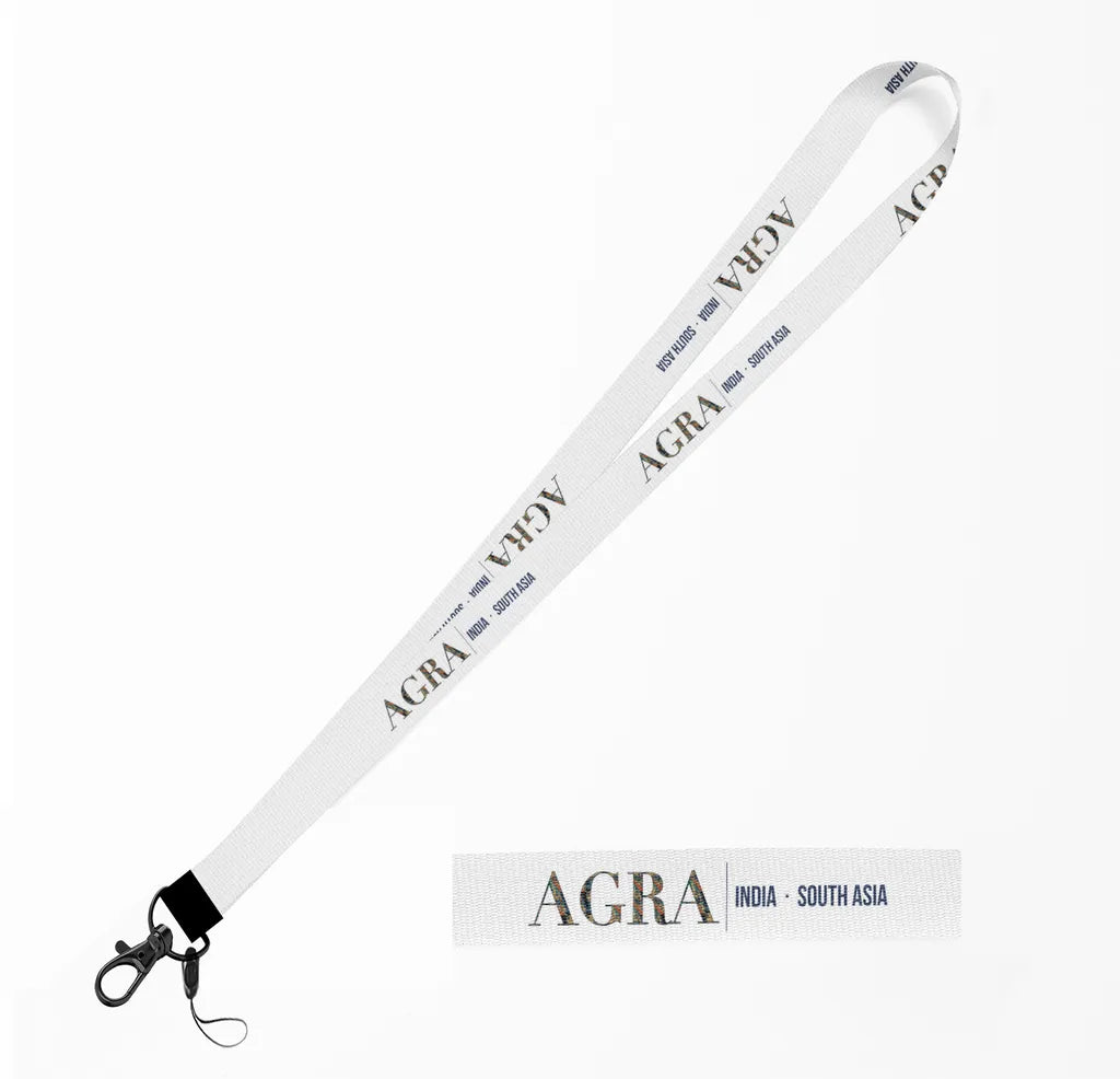 Agra City Series lanyard - white