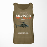Thumbnail for AgustaWestland AH-129D Mangusta design on green army tank top
