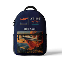 Thumbnail for Air Tractor AT-802F - 3D Backpack - Dark Blue + Name