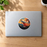Thumbnail for Air Tractor AT-802F - 3D - Circle Sticker - MacBook