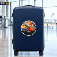 Thumbnail for Air Tractor AT-802F - 3D - Circle Sticker - Suitcase