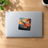 Thumbnail for Air Tractor AT-802F - 3D - Square Sticker - MacBook