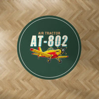 Thumbnail for Air Tractor AT-802F - Cartoon - Round Carpet - Dark Green