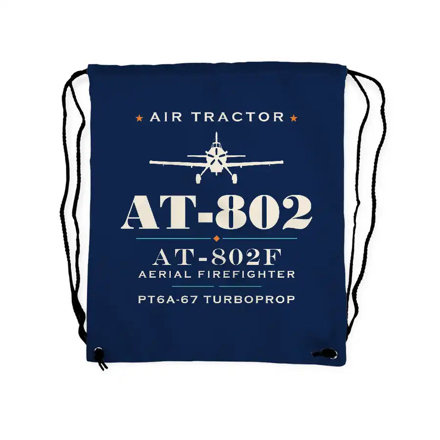 Air Tractor AT-802F - Drawstring Bag - Heritage - Dark Blue