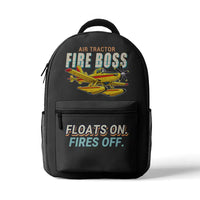 Thumbnail for Air Tractor AT-802F Fire Boss - 3D Backpack - Cartoon - Gray