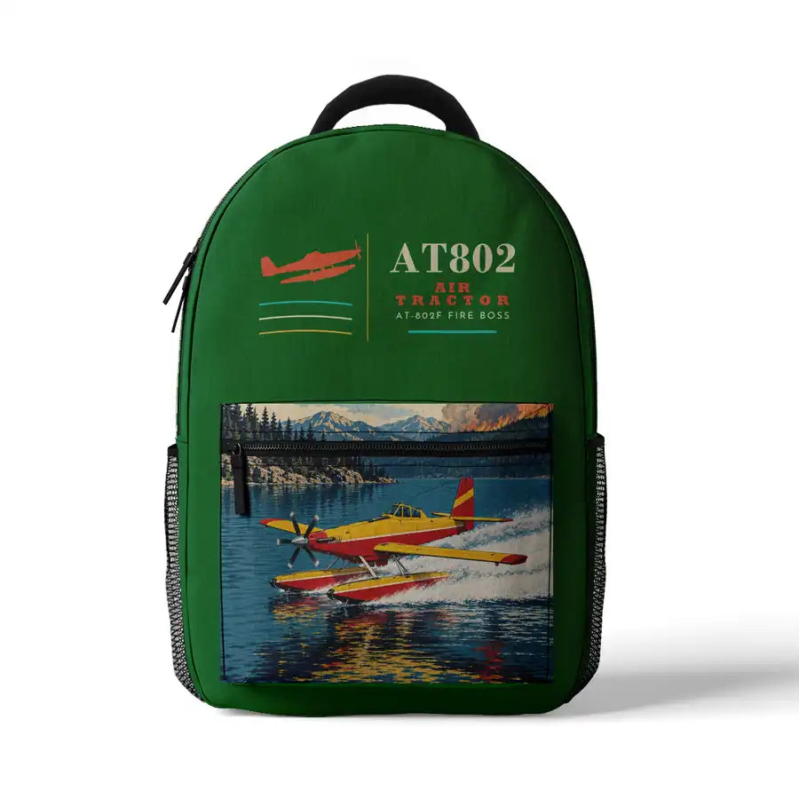 Air Tractor AT-802F Fire Boss - 3D Backpack - Green