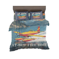 Thumbnail for Air Tractor AT-802F Fire Boss - 3D - Bedding Set - Full Print