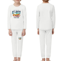 Thumbnail for Air Tractor AT-802F Fire Boss - Children Pajamas - Original Chest + Name - White