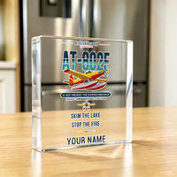 Thumbnail for Air Tractor AT-802F Fire Boss - Crystal Ornament - Original + Name - Kitchen