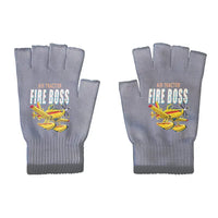 Thumbnail for Air Tractor AT-802F Fire Boss - Gloves - Cut - Cartoon - Gray