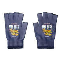 Thumbnail for Air Tractor AT-802F Fire Boss - Gloves - Cut - Cartoon + Name - Navy Blue