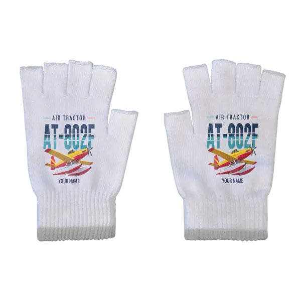 Air Tractor AT-802F Fire Boss - Gloves - Cut - Original + Name - Light Gray