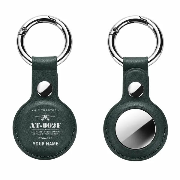 Air Tractor AT-802F Fire Boss - Heritage + Name - AirTag Case - Army Green