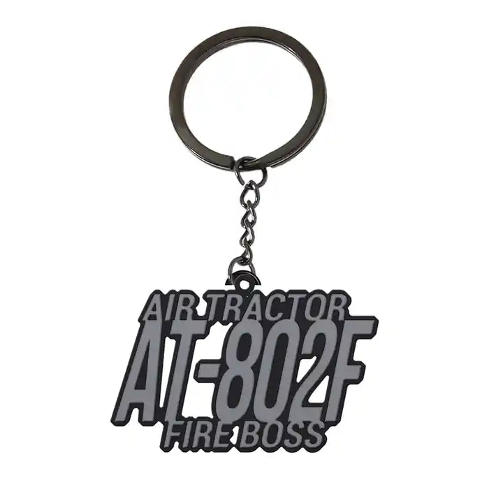 Air Tractor AT-802F Fire Boss - Hollow Key Chain - Tag - Black