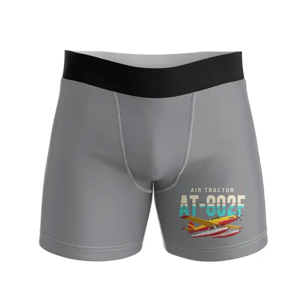 Air Tractor AT-802F Fire Boss - Men Boxers - Original - Gray