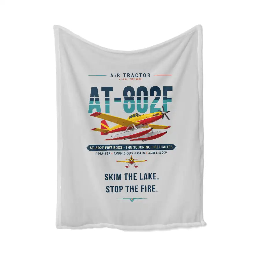 Air Tractor AT-802F Fire Boss - Original - Blanket - Light Gray