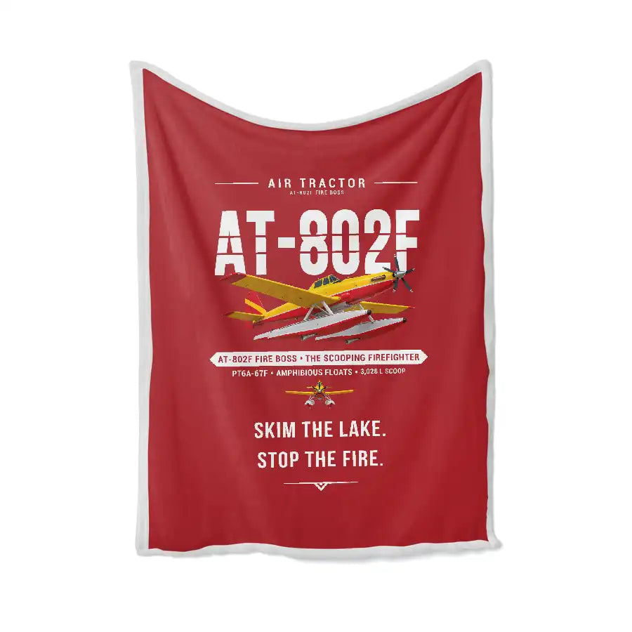Air Tractor AT-802F Fire Boss - Original - Blanket - Red