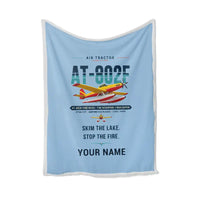 Thumbnail for Air Tractor AT-802F Fire Boss - Original + Name - Blanket - Light Blue