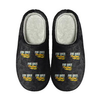 Thumbnail for Air Tractor AT-802F Fire Boss - Slippers - Cotton - Cartoon Pattern - Black