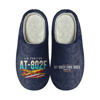 Thumbnail for Air Tractor AT-802F Fire Boss - Slippers - Cotton - Original - Navy Blue