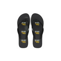 Thumbnail for Air Tractor AT-802F Fire Boss - Slippers - Flip Flops - Cartoon Pattern - Black