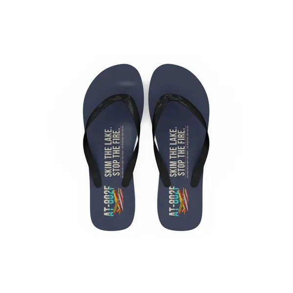 Air Tractor AT-802F Fire Boss - Slippers - Flip Flops - Original - Navy Blue