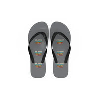 Thumbnail for Air Tractor AT-802F Fire Boss - Slippers - Flip Flops - Original Pattern - Gray