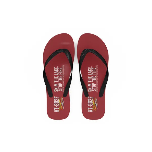 Air Tractor AT-802F Fire Boss - Slippers - Flip Flops - Original - Red