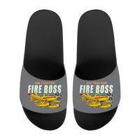 Thumbnail for Air Tractor AT-802F Fire Boss - Slippers - Sport - Cartoon - Gray