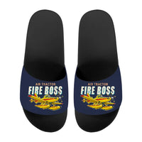 Thumbnail for Air Tractor AT-802F Fire Boss - Slippers - Sport - Cartoon - Navy Blue