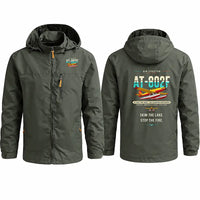 Thumbnail for Air Tractor AT-802F Fire Boss Stylish Jackets - Hooded Windbreaker - Original - Olive Green