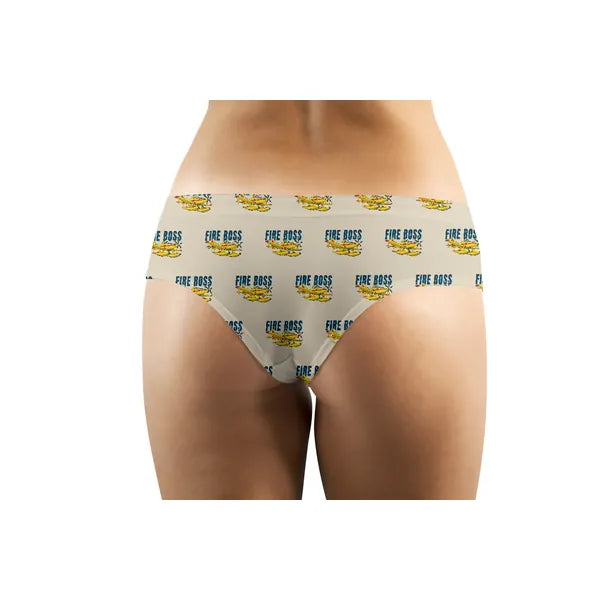 Air Tractor AT-802F Fire Boss - Women Panties - Cartoon Pattern - Beige - Back