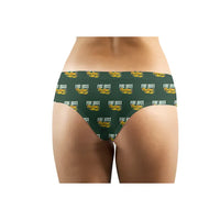 Thumbnail for Air Tractor AT-802F Fire Boss - Women Panties - Cartoon Pattern - Dark Green - Back