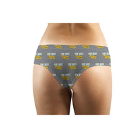 Thumbnail for Air Tractor AT-802F Fire Boss - Women Panties - Cartoon Pattern - Gray - Back