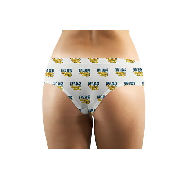 Air Tractor AT-802F Fire Boss - Women Panties - Cartoon Pattern - White - Back