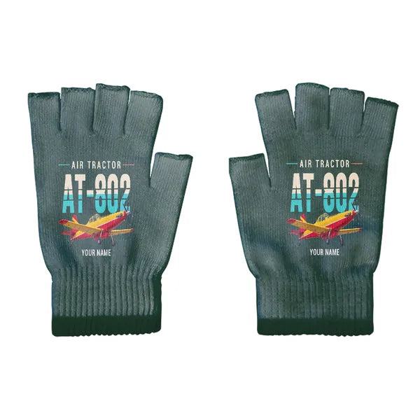 Air Tractor AT-802F - Gloves - Cut - Original + Name - Dark Green