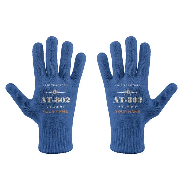 Air Tractor AT-802F - Gloves - Full - Heritage + Name - Blue