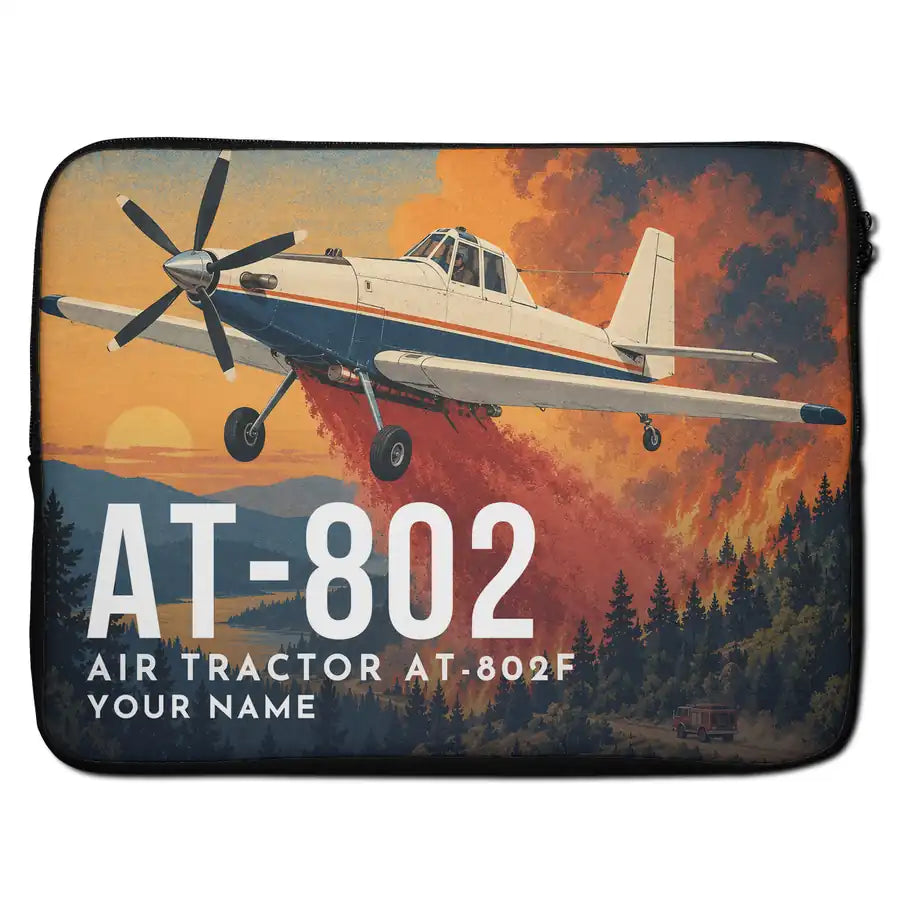 Air Tractor AT-802F - Laptop Sleeve + Name