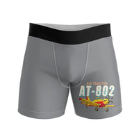 Thumbnail for Air Tractor AT-802F - Men Boxers - Cartoon - Gray