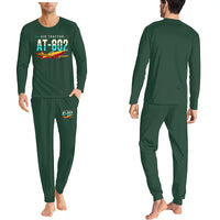 Thumbnail for Air Tractor AT-802F - Men Pajamas - Original Chest - Dark Green