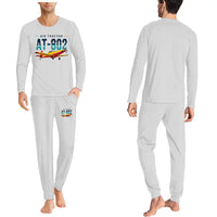 Thumbnail for Air Tractor AT-802F - Men Pajamas - Original Chest - Light Gray