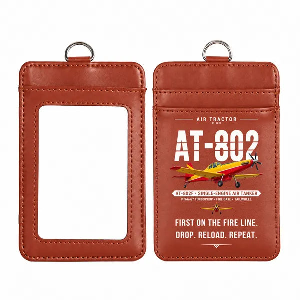 Air Tractor AT-802F - Original - ID Card Holder - Light Brown